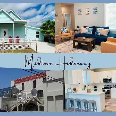 Midtown Hideaway Villa Galveston Exterior photo